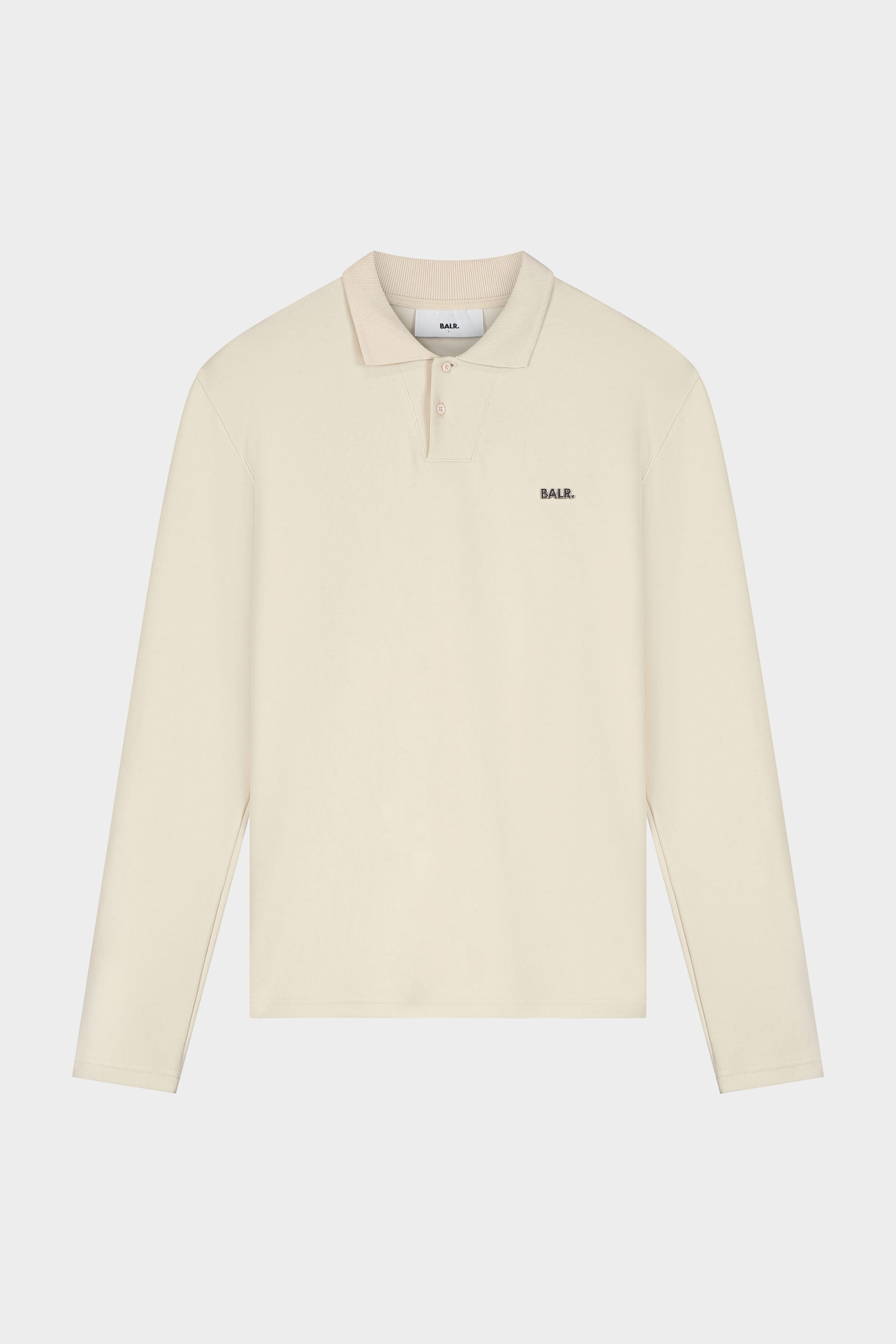 Q SERIES L/S POLO - WHITE SWAN