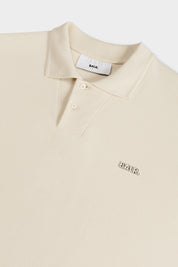 Q SERIES L/S POLO - WHITE SWAN