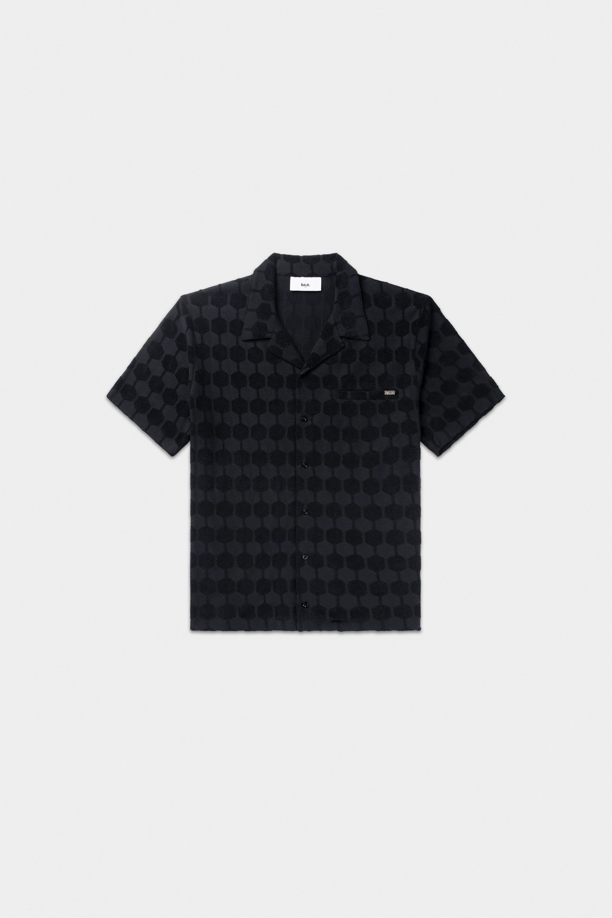 TERRY BOX SHIRT-JET BLACK – BALR.