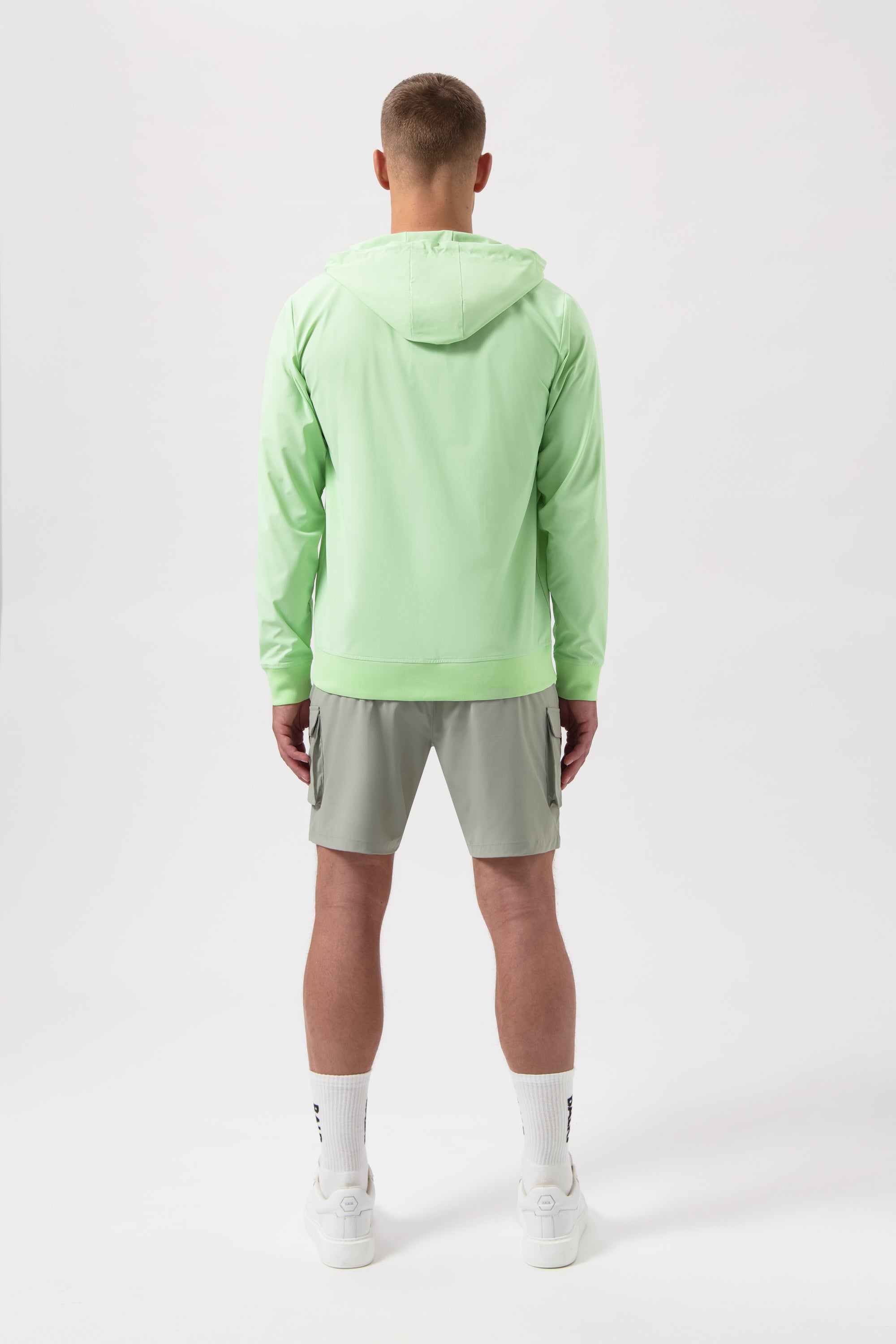 【日本限定】JP Q-SERIES STRETCH NYLON HOODIE-REED GREEN