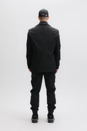 XI PADDED BLAZER - JET BLACK