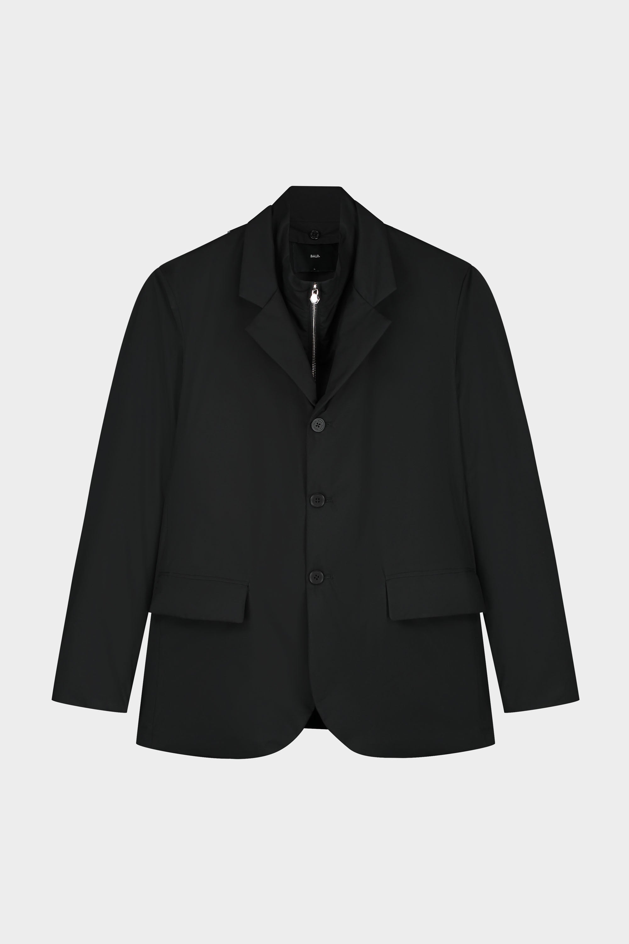 XI PADDED BLAZER - JET BLACK