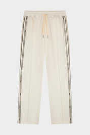 TAPE STRAIGHT TRACK PANTS - WHITE SWAN