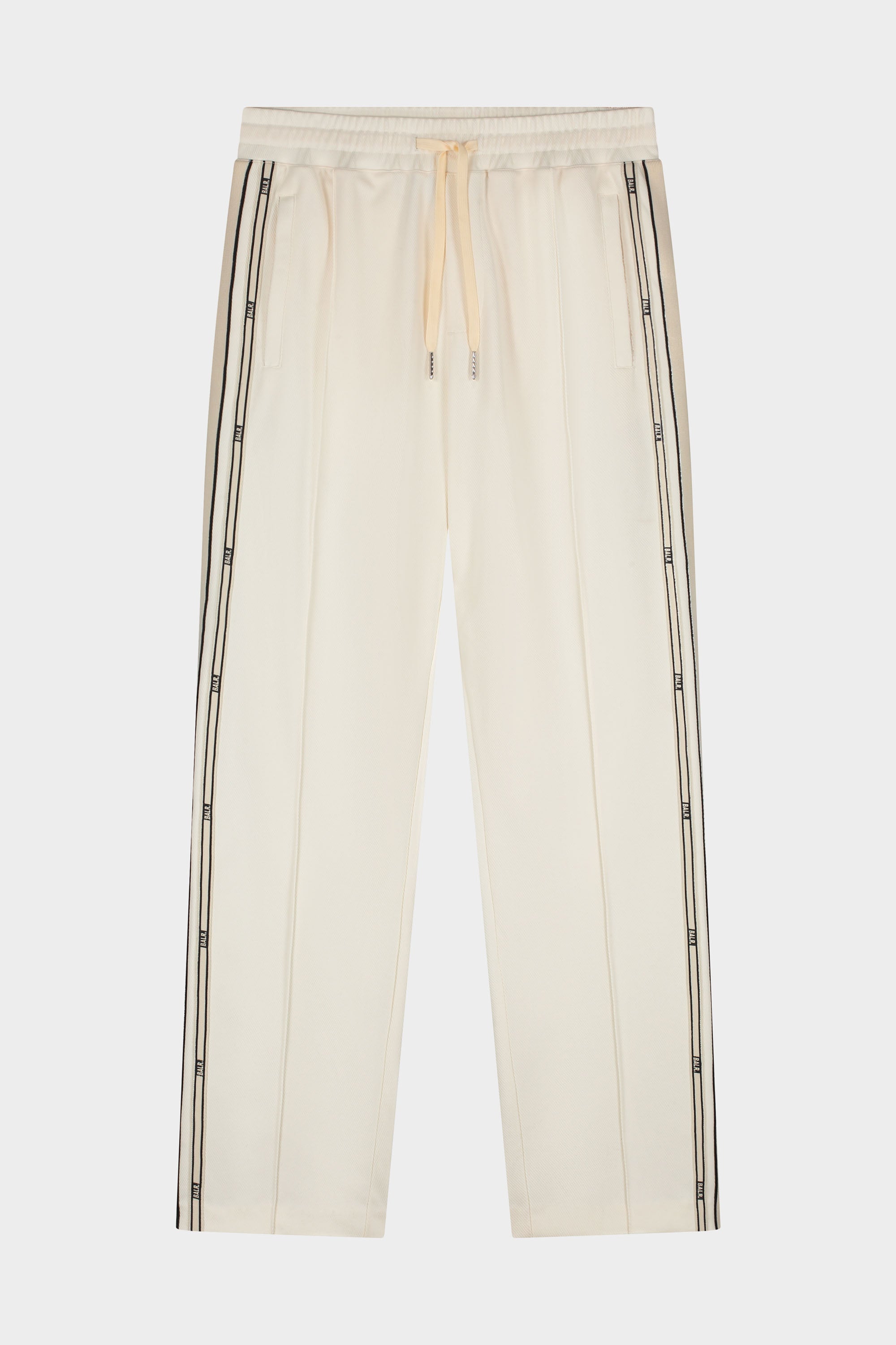 TAPE STRAIGHT TRACK PANTS - WHITE SWAN