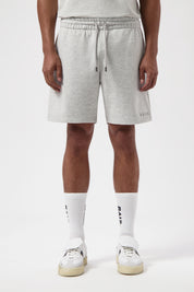 LOGO SHORTS-LT GREY MELANGE