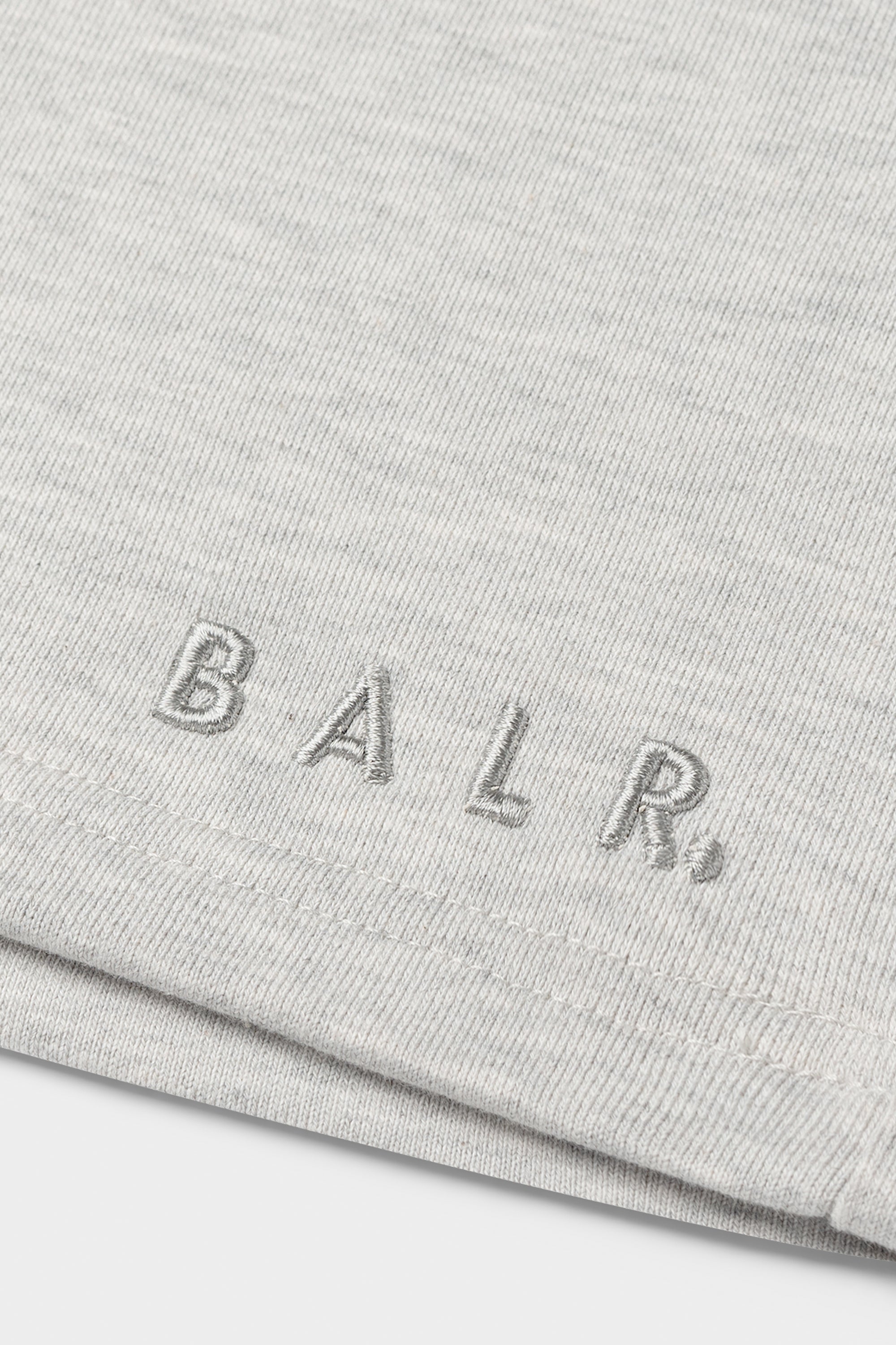 LOGO SHORTS-LT GREY MELANGE