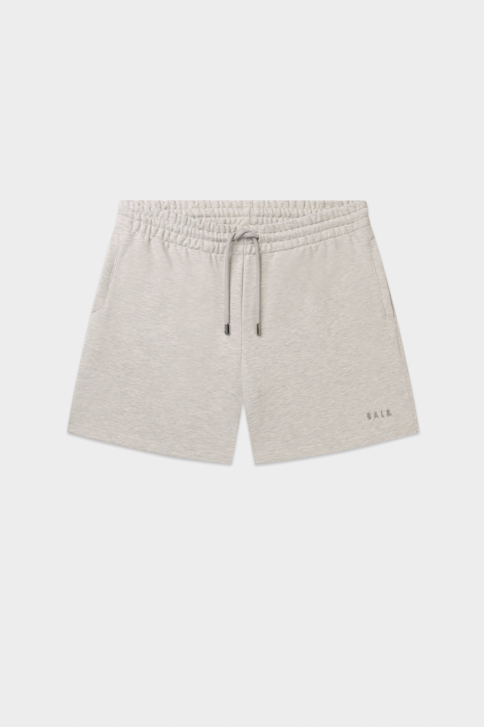 LOGO SHORTS-LT GREY MELANGE