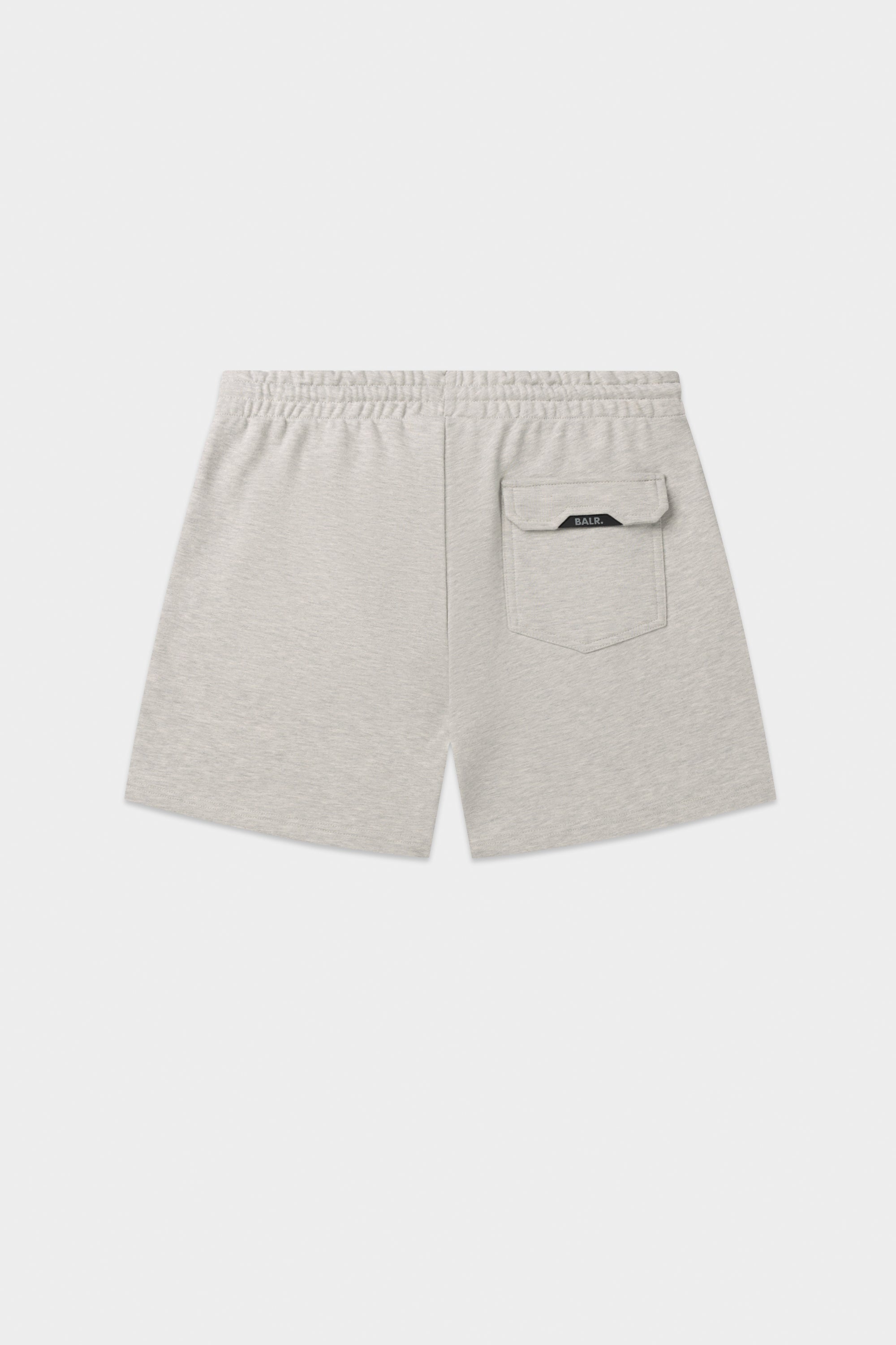 LOGO SHORTS-LT GREY MELANGE
