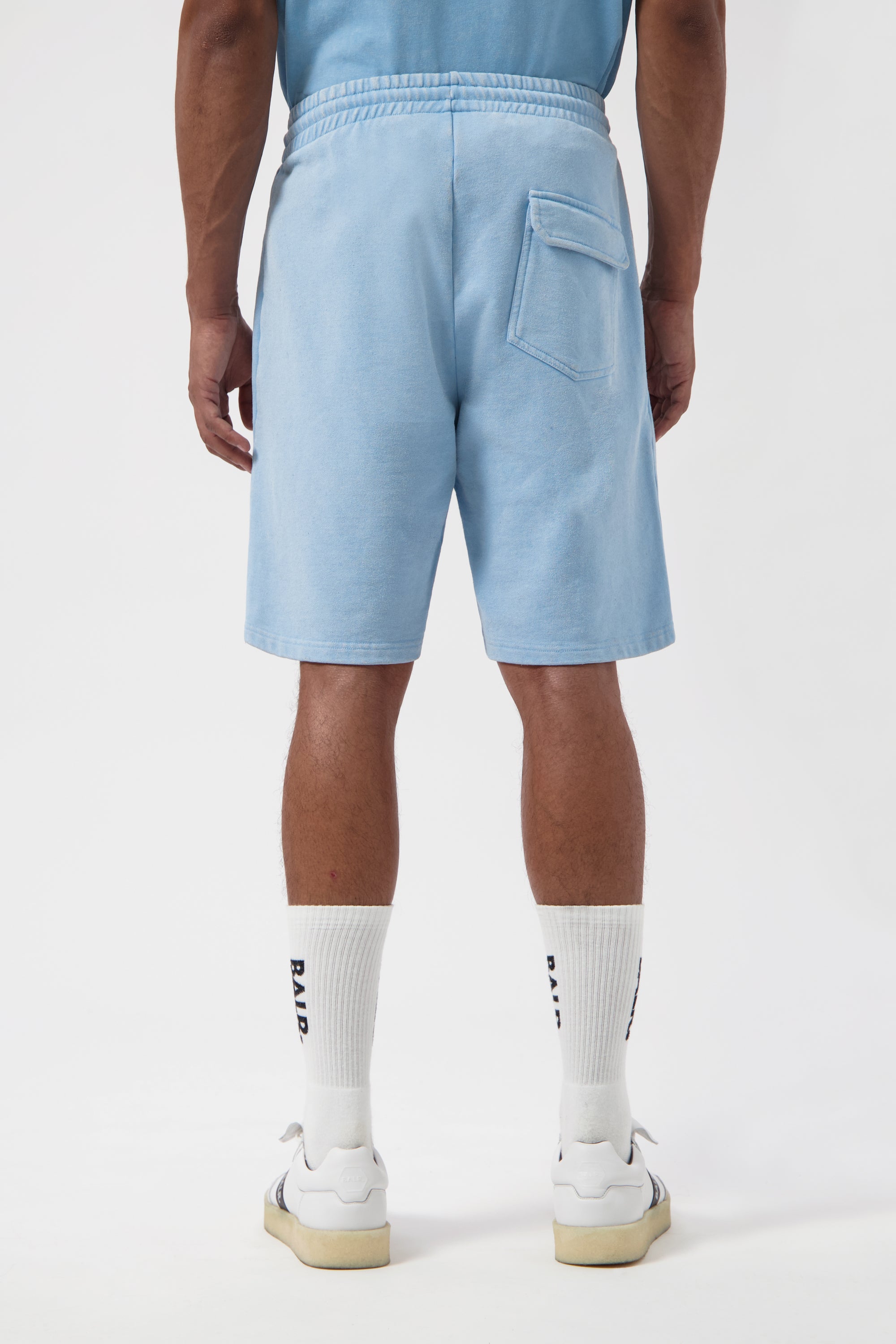 【残りXSのみ】URBAN WASHED SWEAT SHORTS-BREEZE BLUE