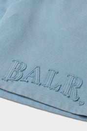 【残りXSのみ】URBAN WASHED SWEAT SHORTS-BREEZE BLUE