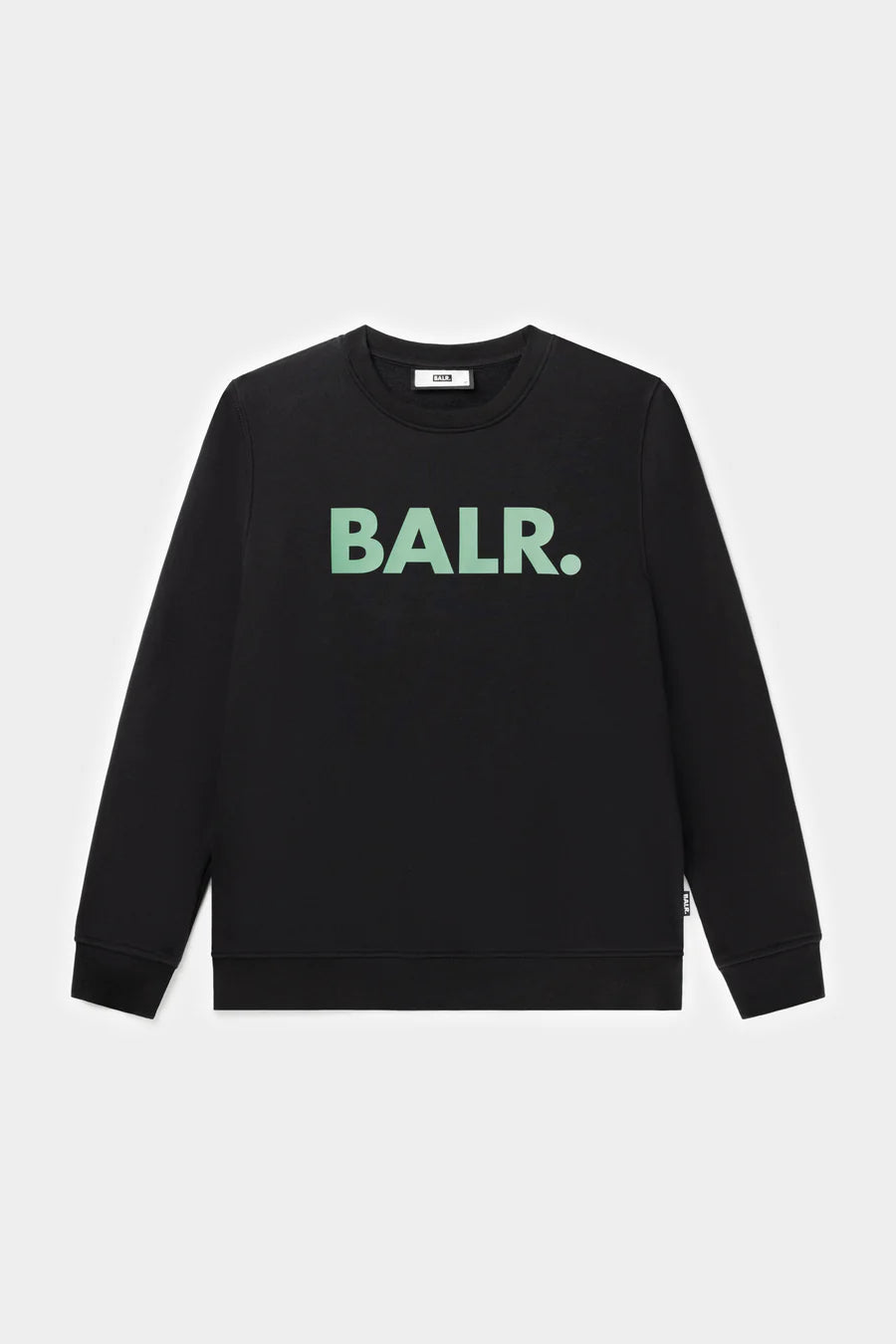 BRAND STRAIGHT CREWNECK JET BLACK DARK FOREST