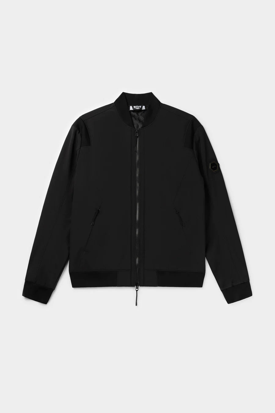CHASE STRAIGHT BOMBER JACKET JET BLACK