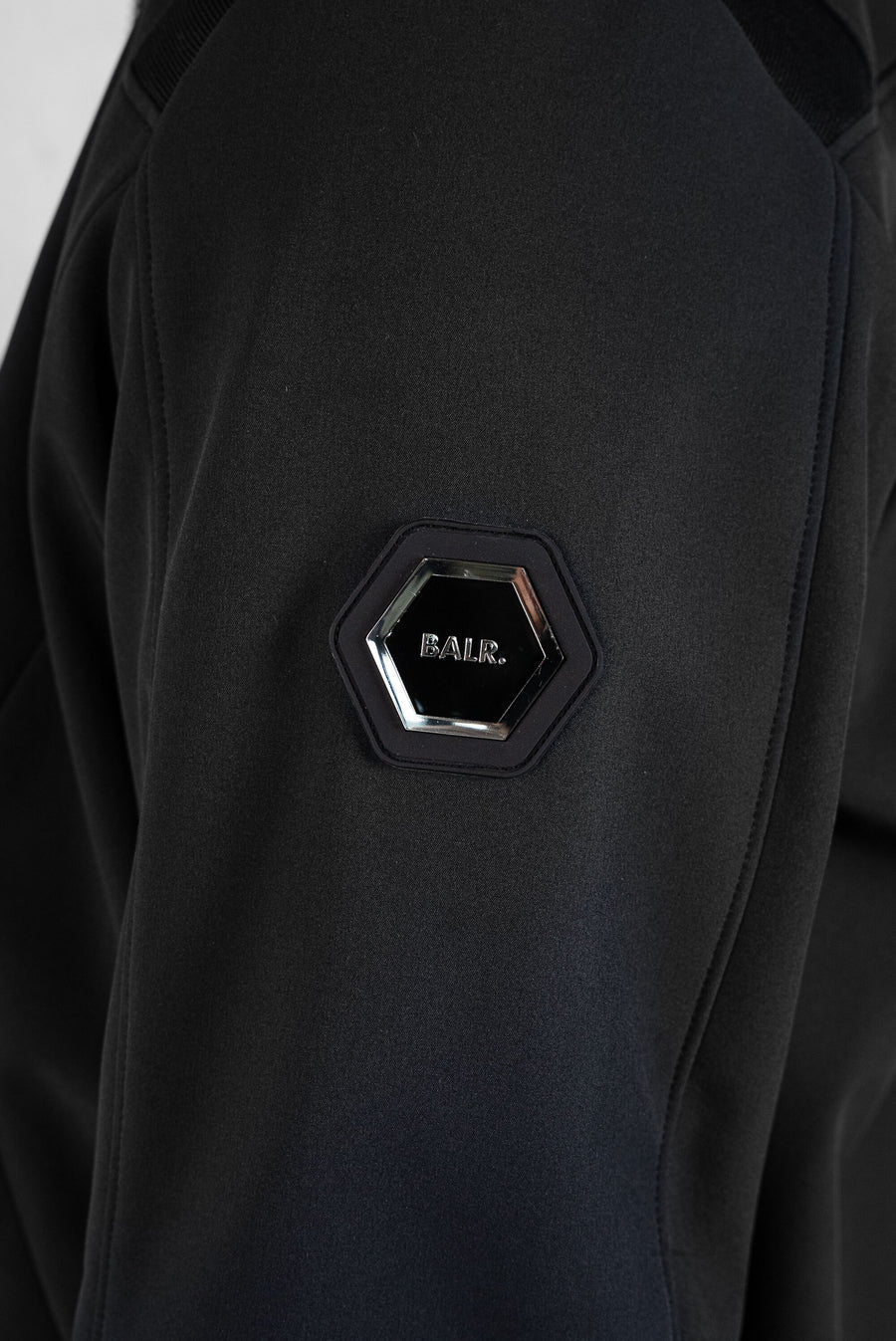 CHASE STRAIGHT BOMBER JACKET JET BLACK