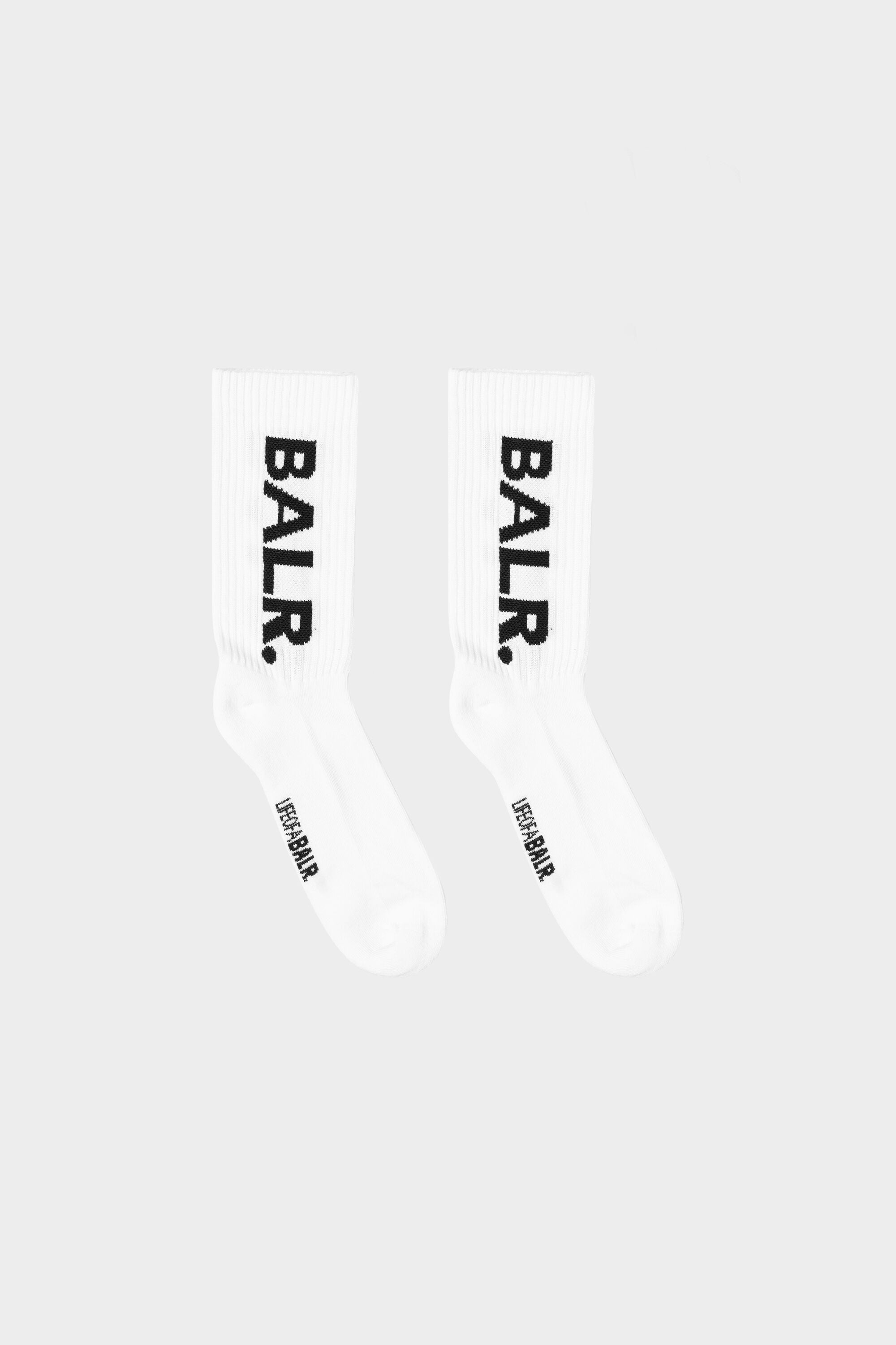 2-PACK BALR. SOCKS WHITE