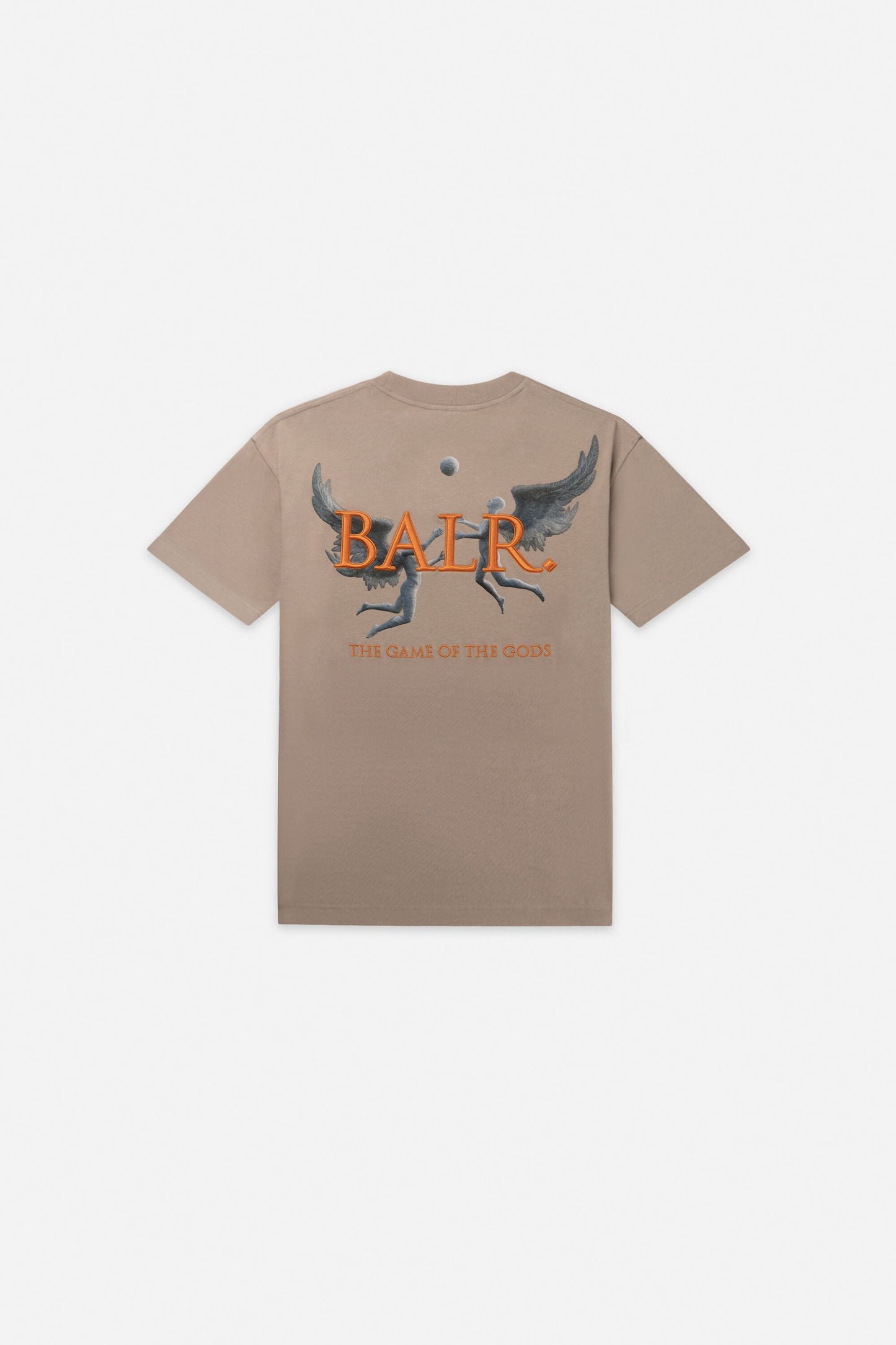 GAME OF THE GODS BOX FIT T-SHIRT WARM TAUPE