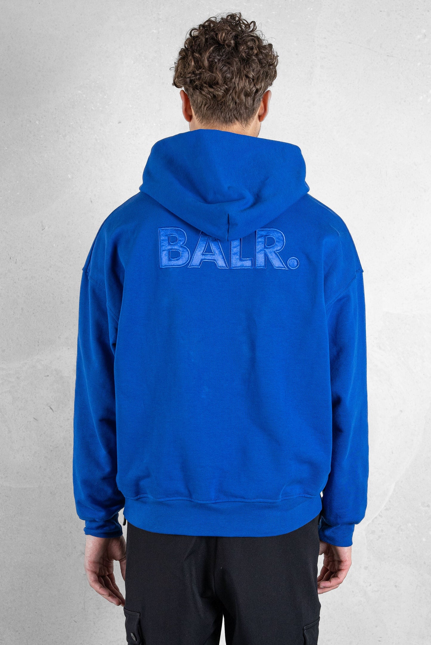 JOEY BOX SATIN HOODIE SURF THE WEB