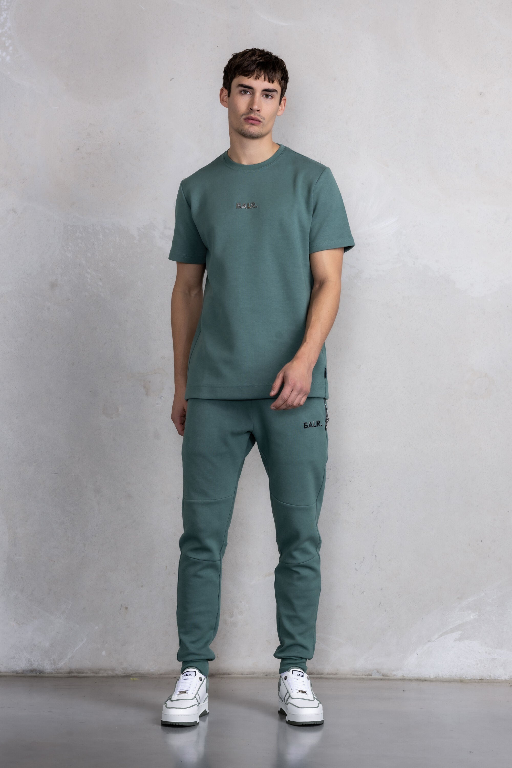 Q SERIES SLIM CLASSIC SWEATPANTS DARK FOREST – BALR.