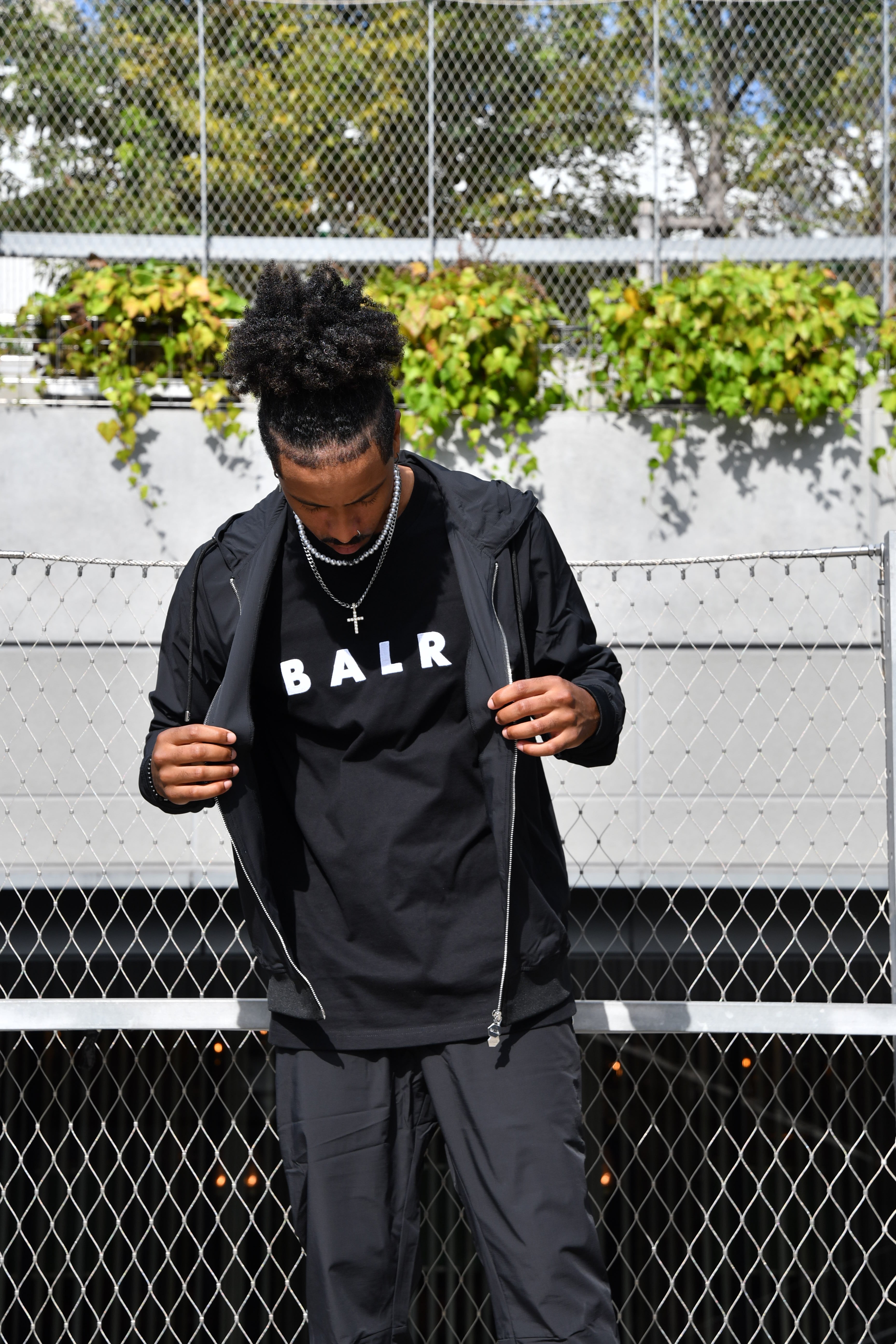 BALR. ロンＴ ブラック Ｓ WIDE LOGO REGULAR FIT 残りXXSのみ】日本限定 / JP WIDE LOGO REGULAR FIT LONGSLEEVE