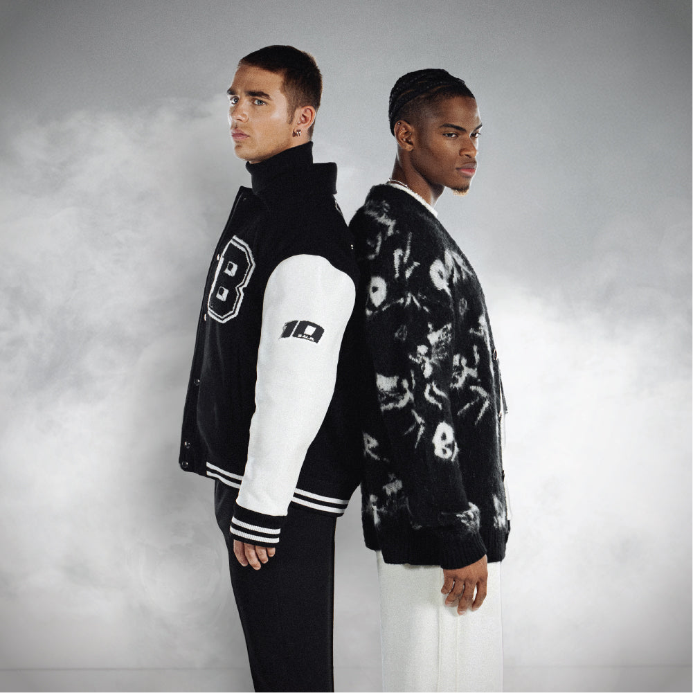 BALR.パーカーグレーsサイズ B10011 BALR. (ボーラー) 総柄ロゴ