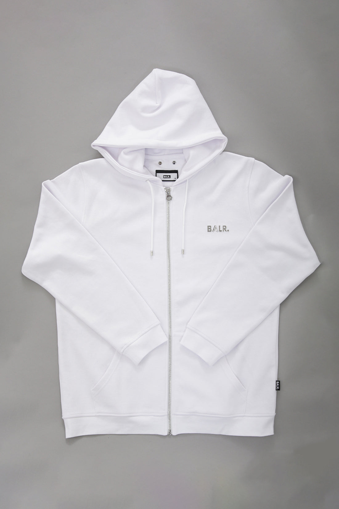 日本限定 / JP Q-SERIES STRAIGHT ZIP THROUGH BIG LOGO HOODIE Bright White