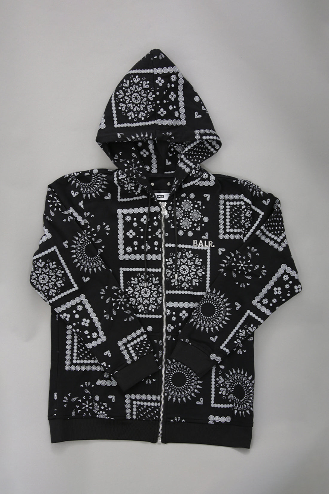 日本限定 / JP Q-SERIES PAISLEY STRAIGHT ZIP THROUGH HOODIE