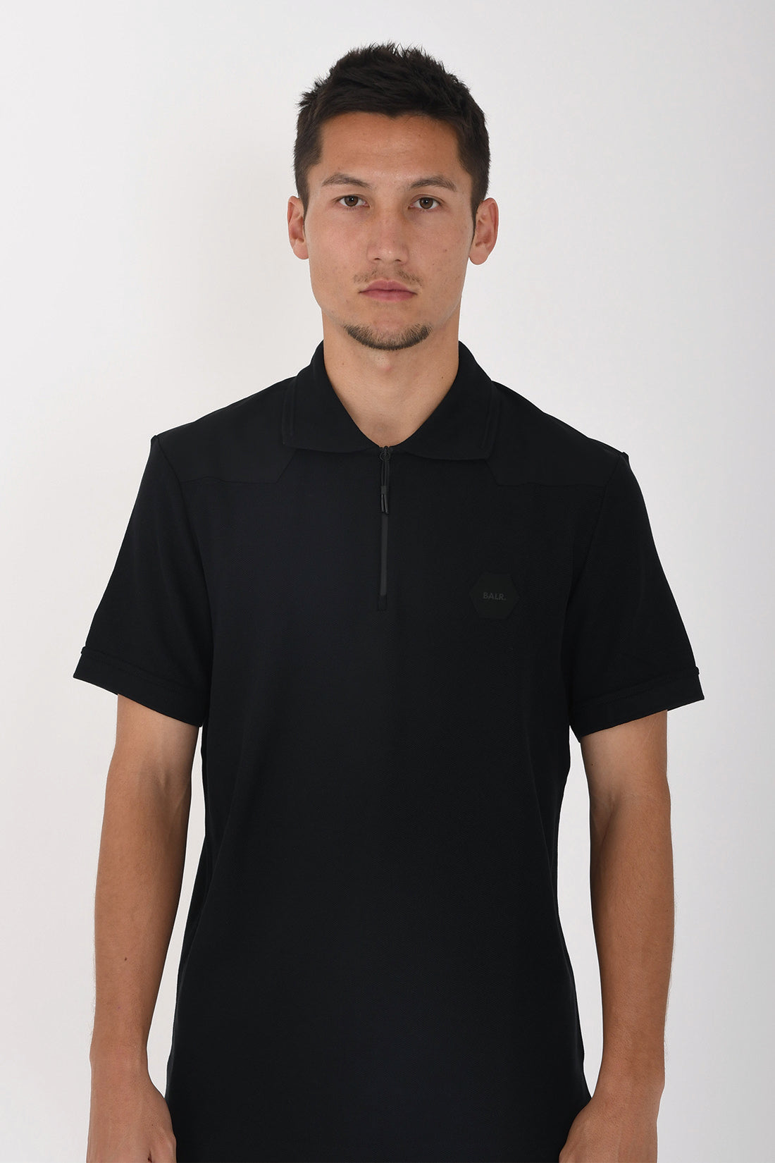 日本限定 / Q+ REGULAR FIT POLO JETBLACK