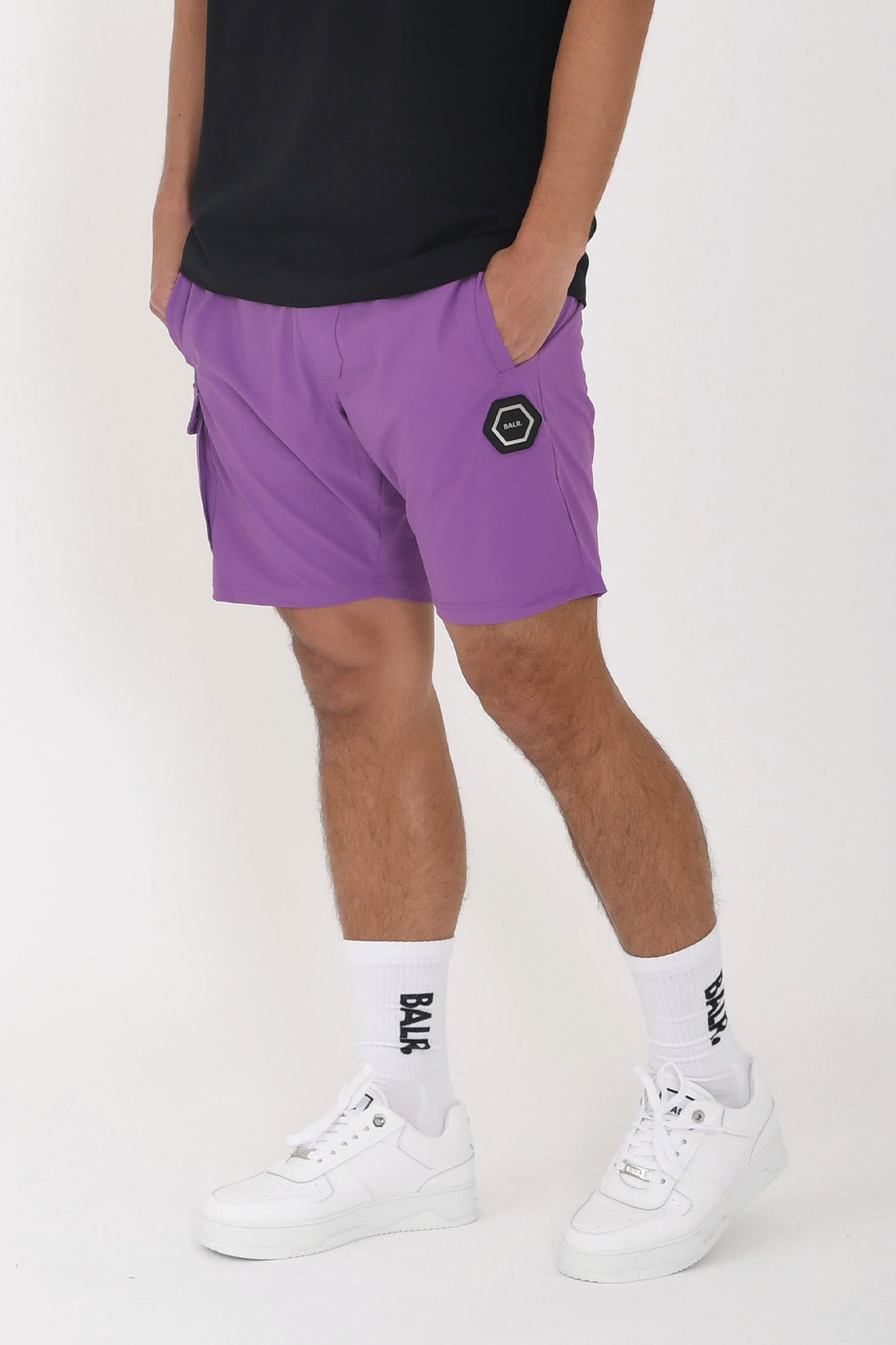 日本限定 / HEXLINE REGULAR FIT CARGO SHORTS Amethyst Orchid