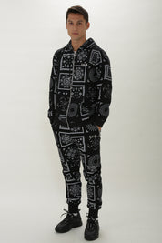 日本限定 / JP Q-SERIES PAISLEY STRAIGHT ZIP THROUGH HOODIE