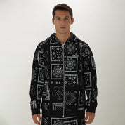 日本限定 / JP Q-SERIES PAISLEY STRAIGHT ZIP THROUGH HOODIE