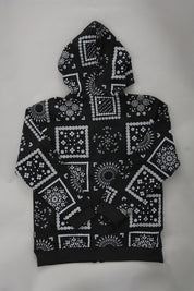 日本限定 / JP Q-SERIES PAISLEY STRAIGHT ZIP THROUGH HOODIE