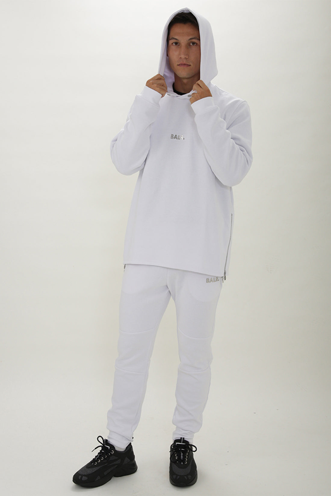 日本限定 / JP Q-SERIES STRAIGHT CLASSIC BIG LOGO HOODIE Bright White