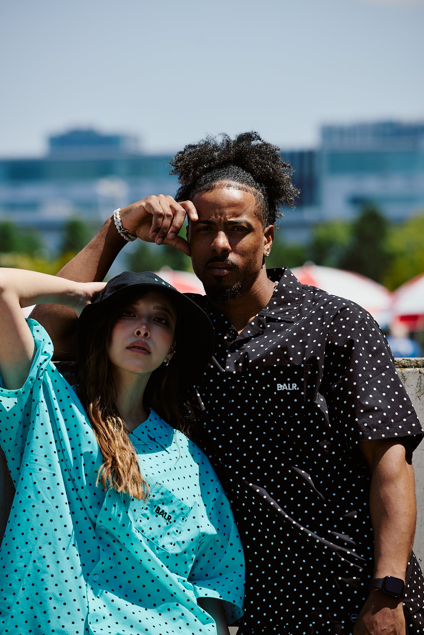 【日本限定】JP BRAND COTTON HAT - JET BLACK/T-BLUE
