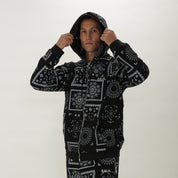 日本限定 / JP Q-SERIES PAISLEY STRAIGHT ZIP THROUGH HOODIE