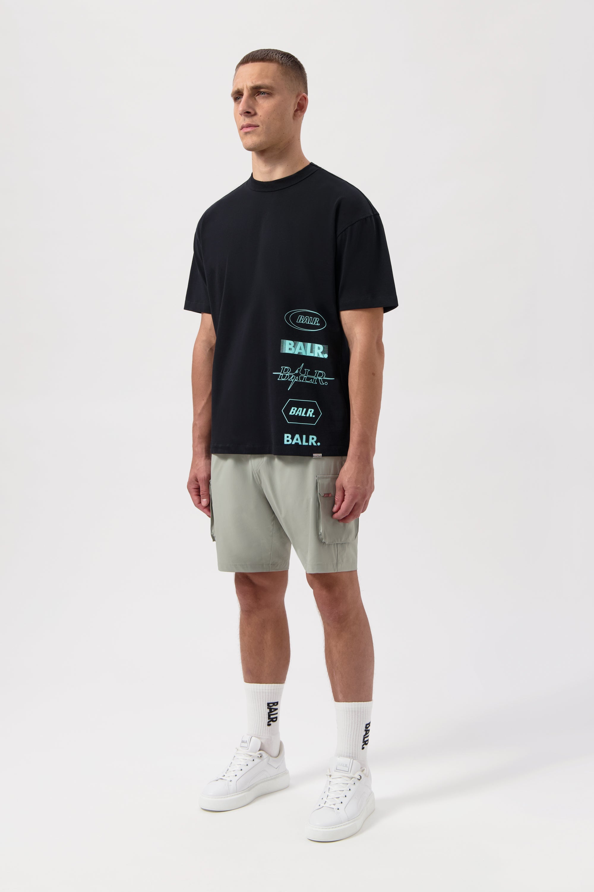 日本限定 / JP TAGS BOX T-SHIRT-JET BLACK – BALR.