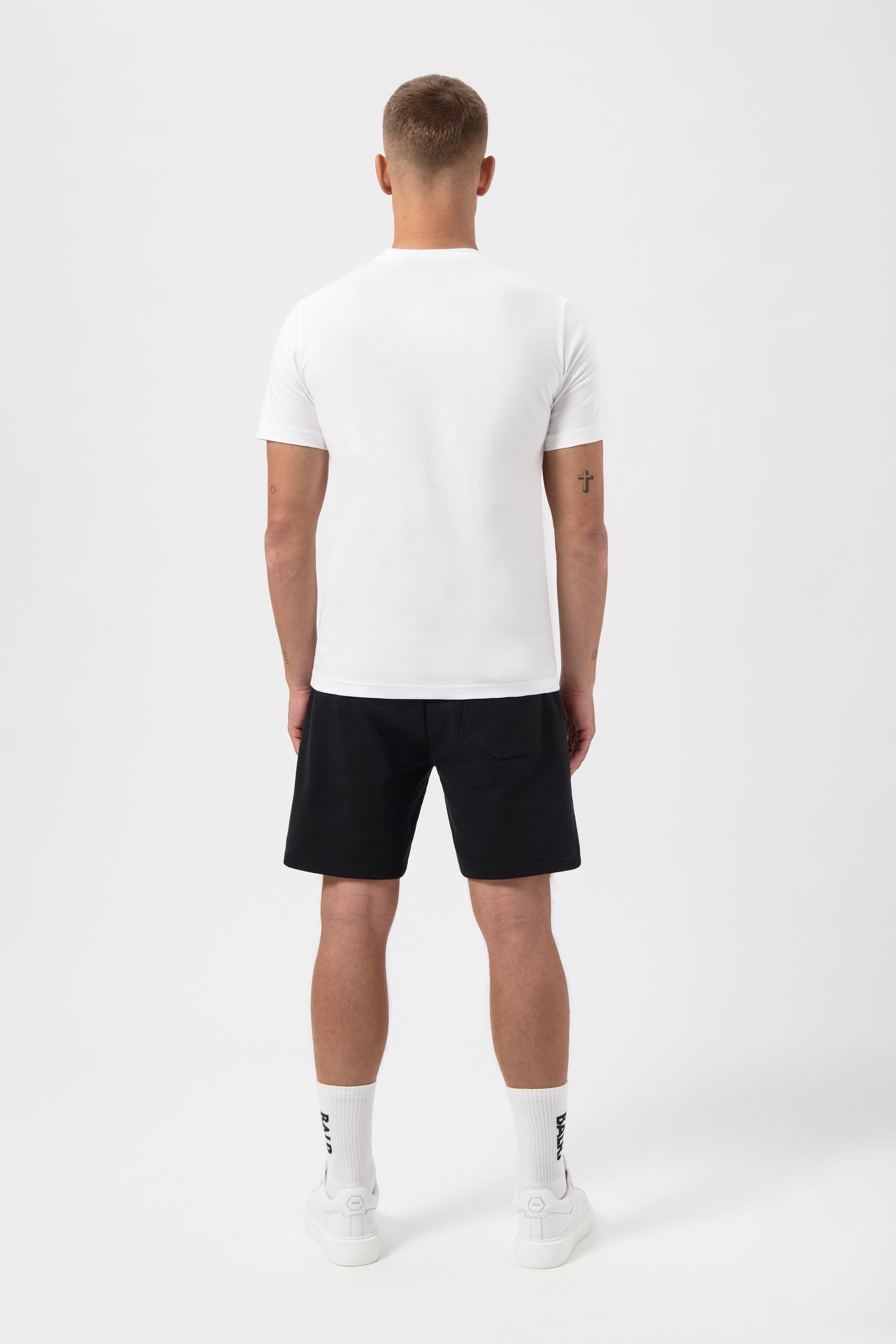 BRAND STRAIGHT T SHIRT BRIGHT WHITE