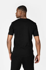 BRAND REGULAR FIT T-SHIRT JET BLACK