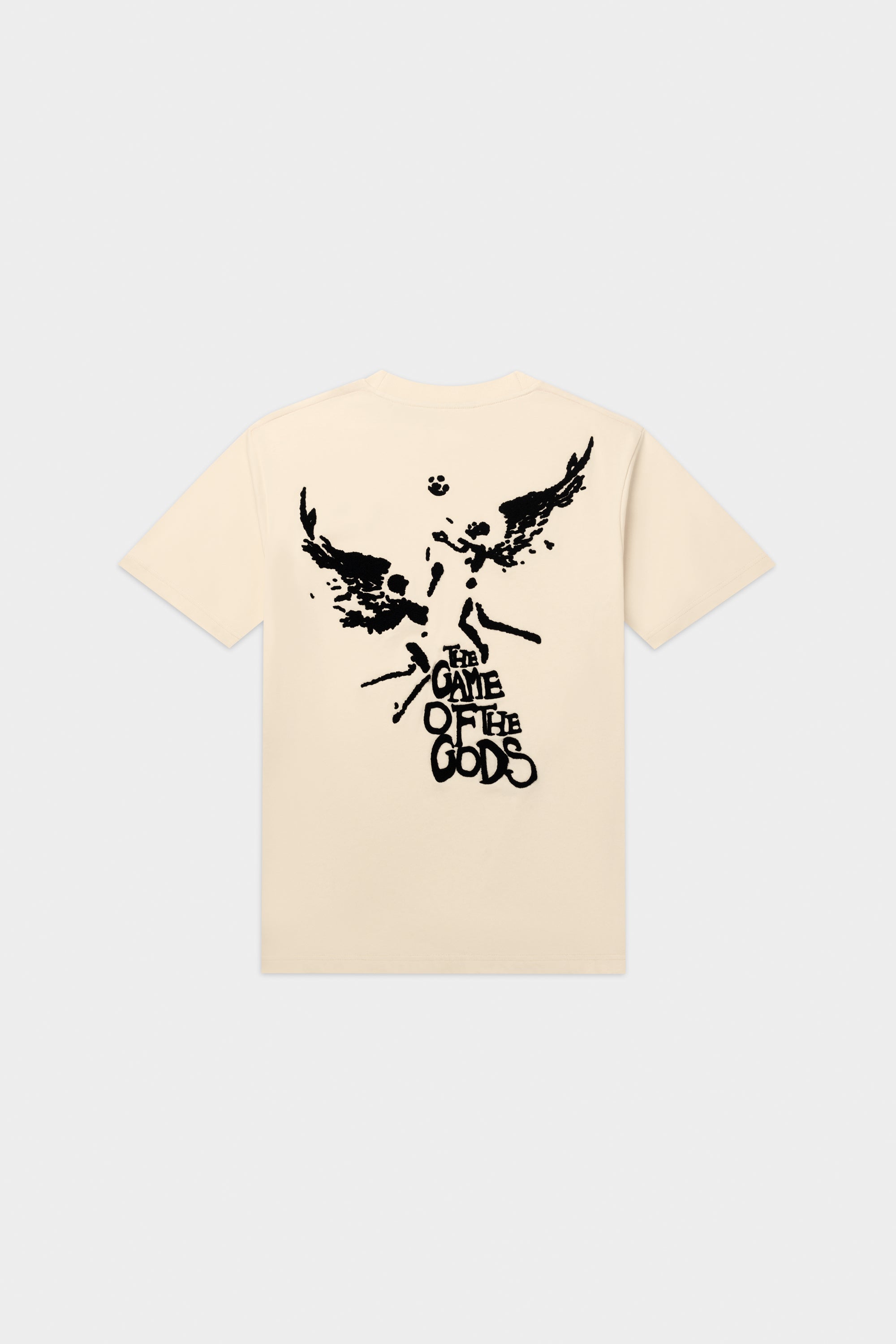 GAME OF THE GODS GRAFFITI BOX FIT T-SHIRT-White Swan