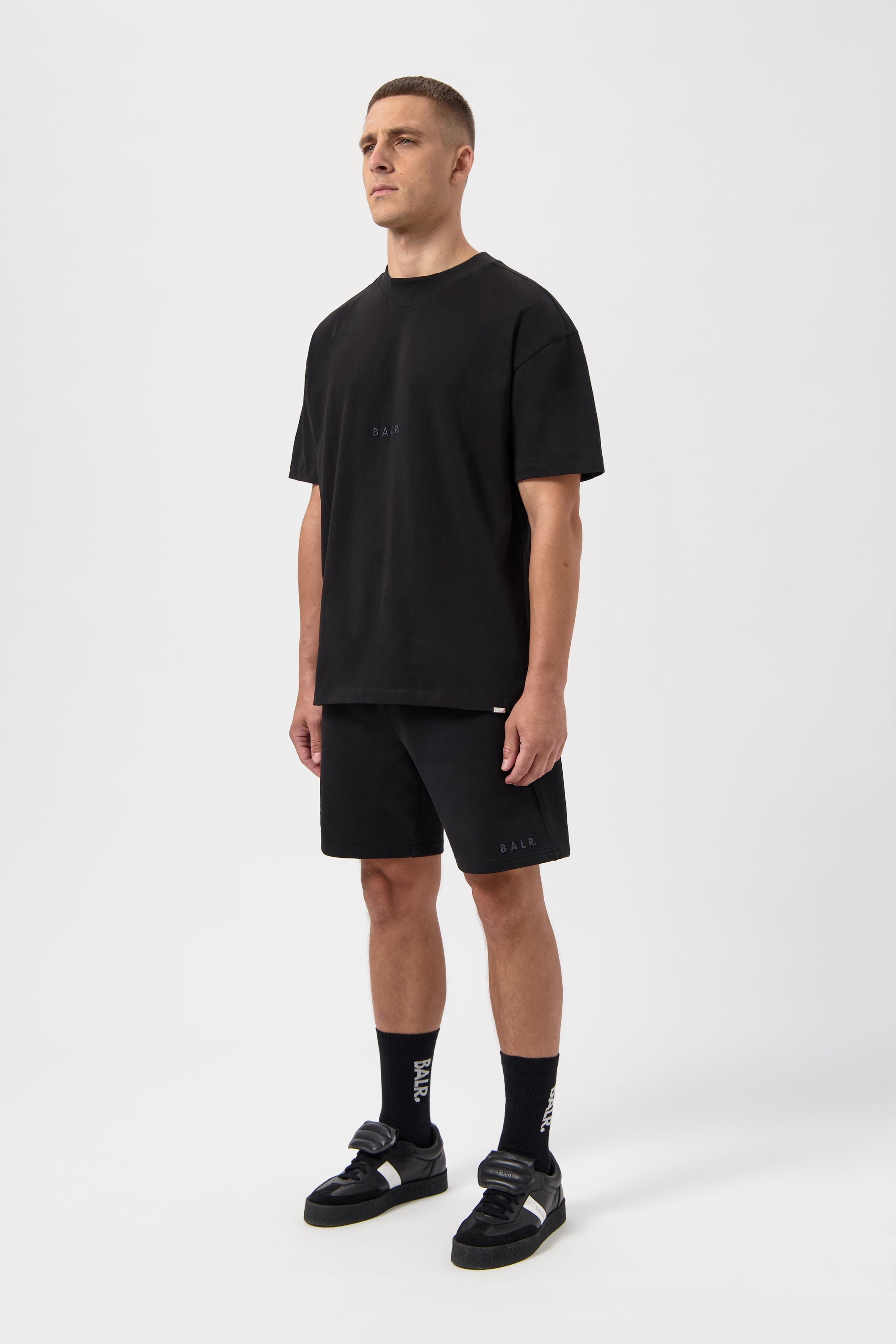 LOGO BOX T-SHIRT-JET BLACK