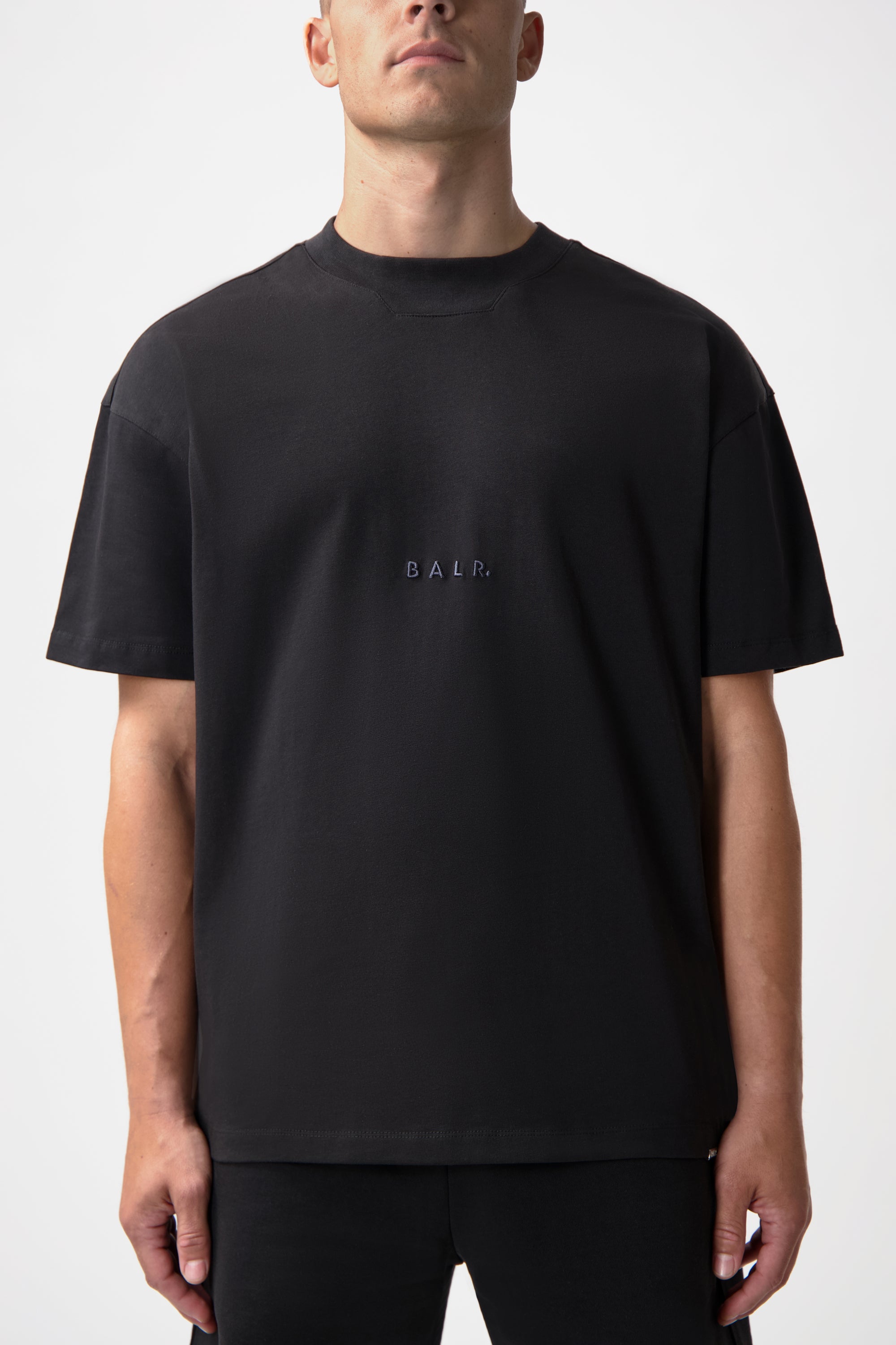 LOGO BOX T-SHIRT-JET BLACK