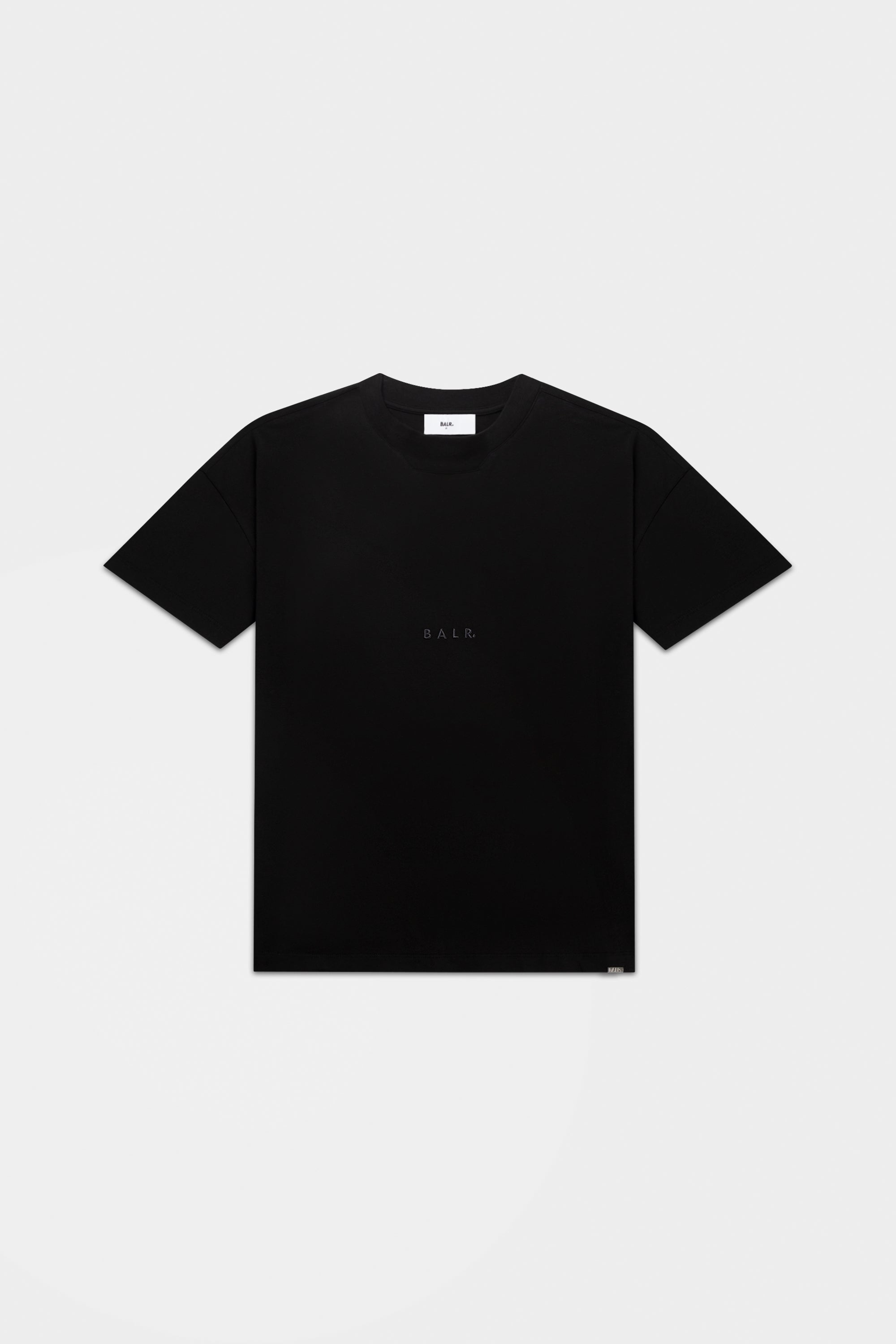 LOGO BOX T-SHIRT-JET BLACK