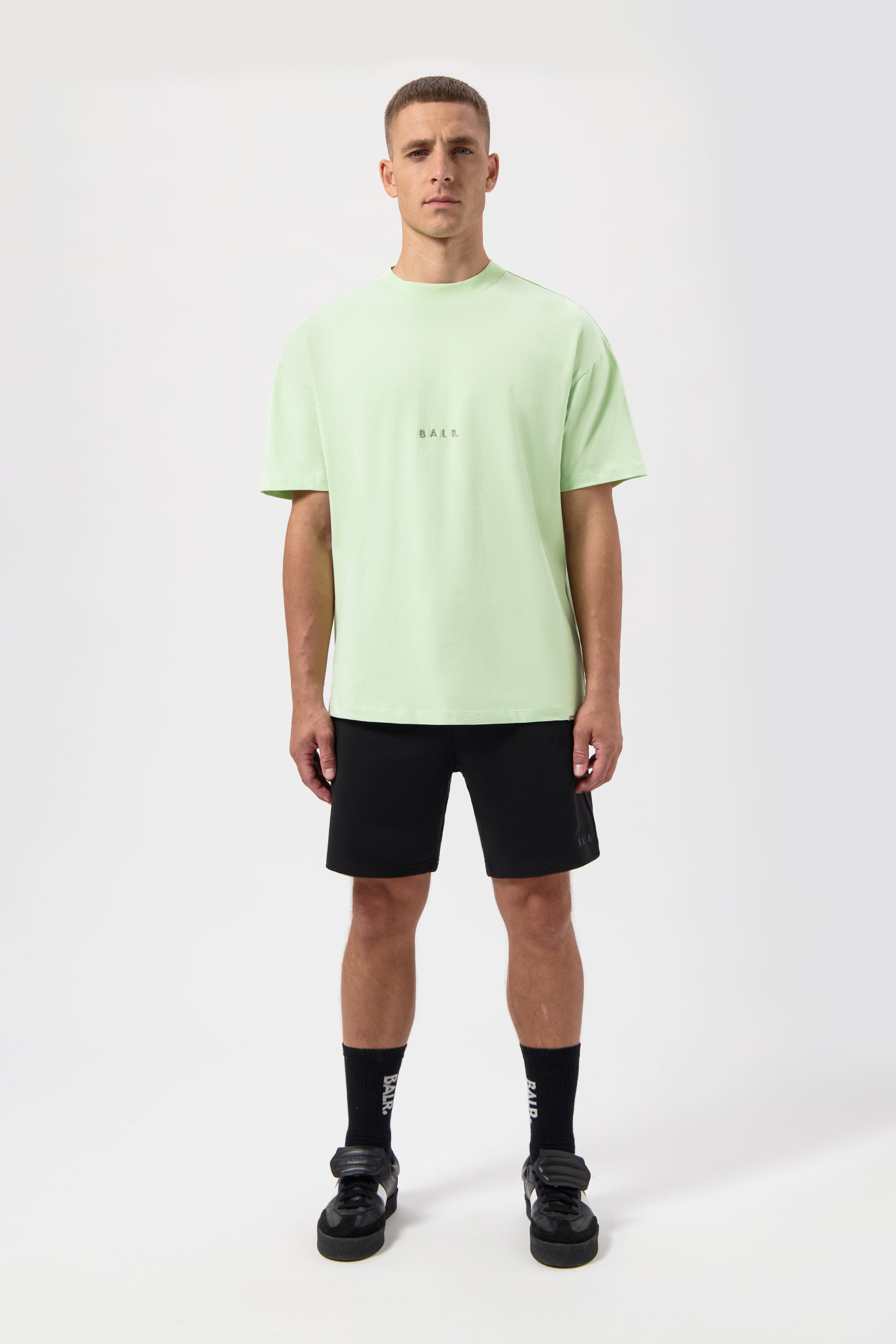 LOGO BOX T-SHIRT-REED GREEN