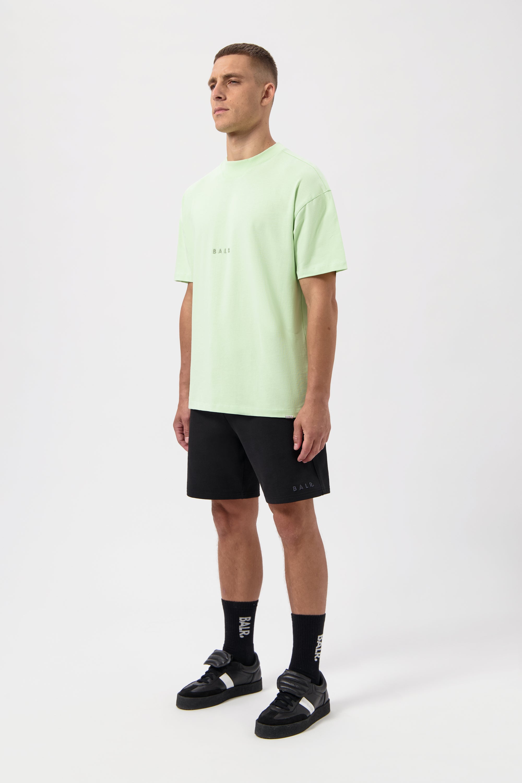 LOGO BOX T-SHIRT-REED GREEN