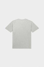 LOGO BOX T-SHIRT-LT GREY MELANGE