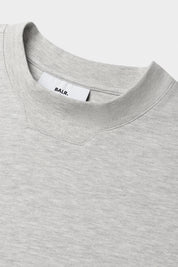 LOGO BOX T-SHIRT-LT GREY MELANGE