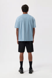 LOGO BOX T-SHIRT-ARONA BLUE