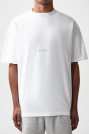 LOGO BOX T-SHIRT-BRIGHT WHITE