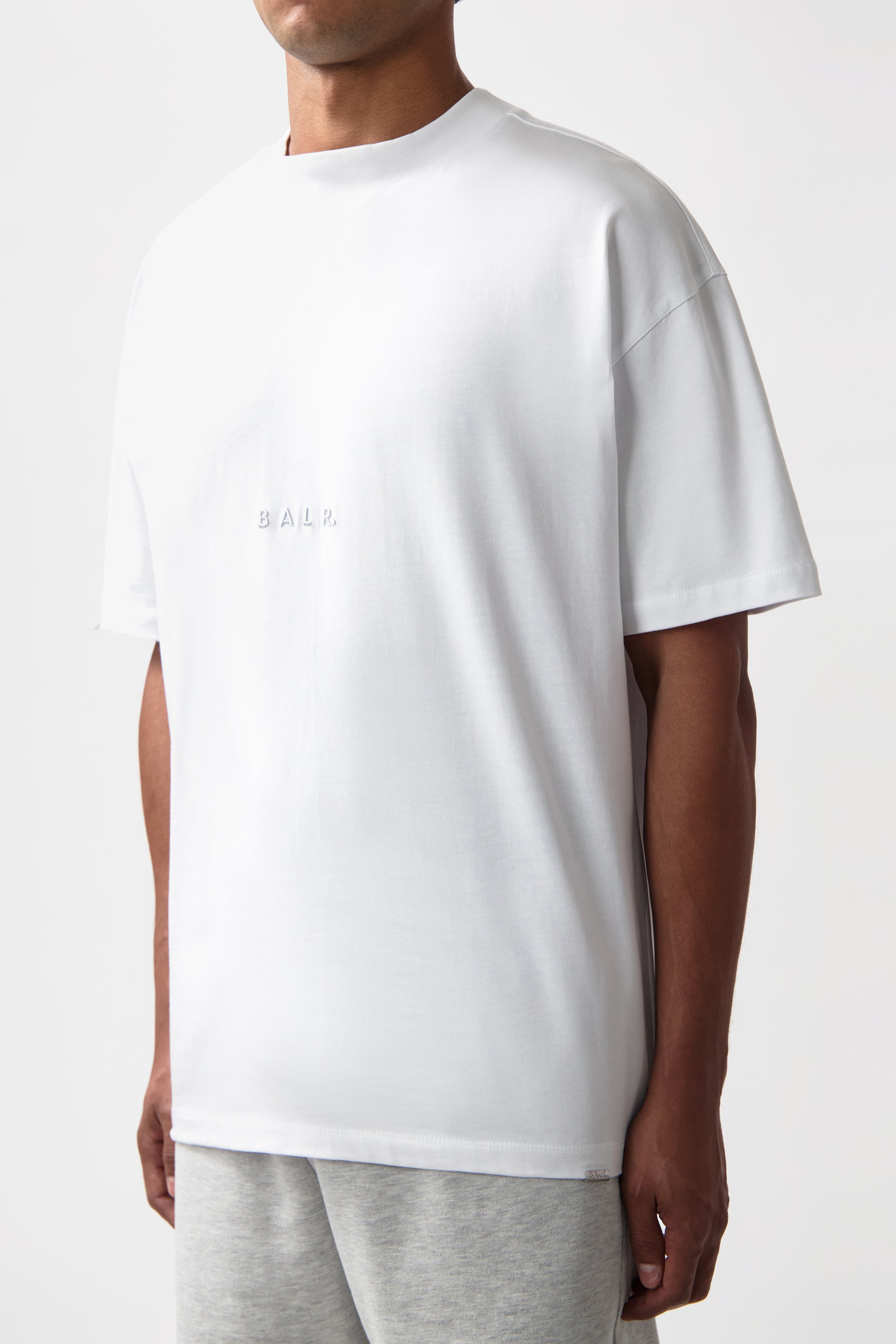 LOGO BOX T-SHIRT-BRIGHT WHITE