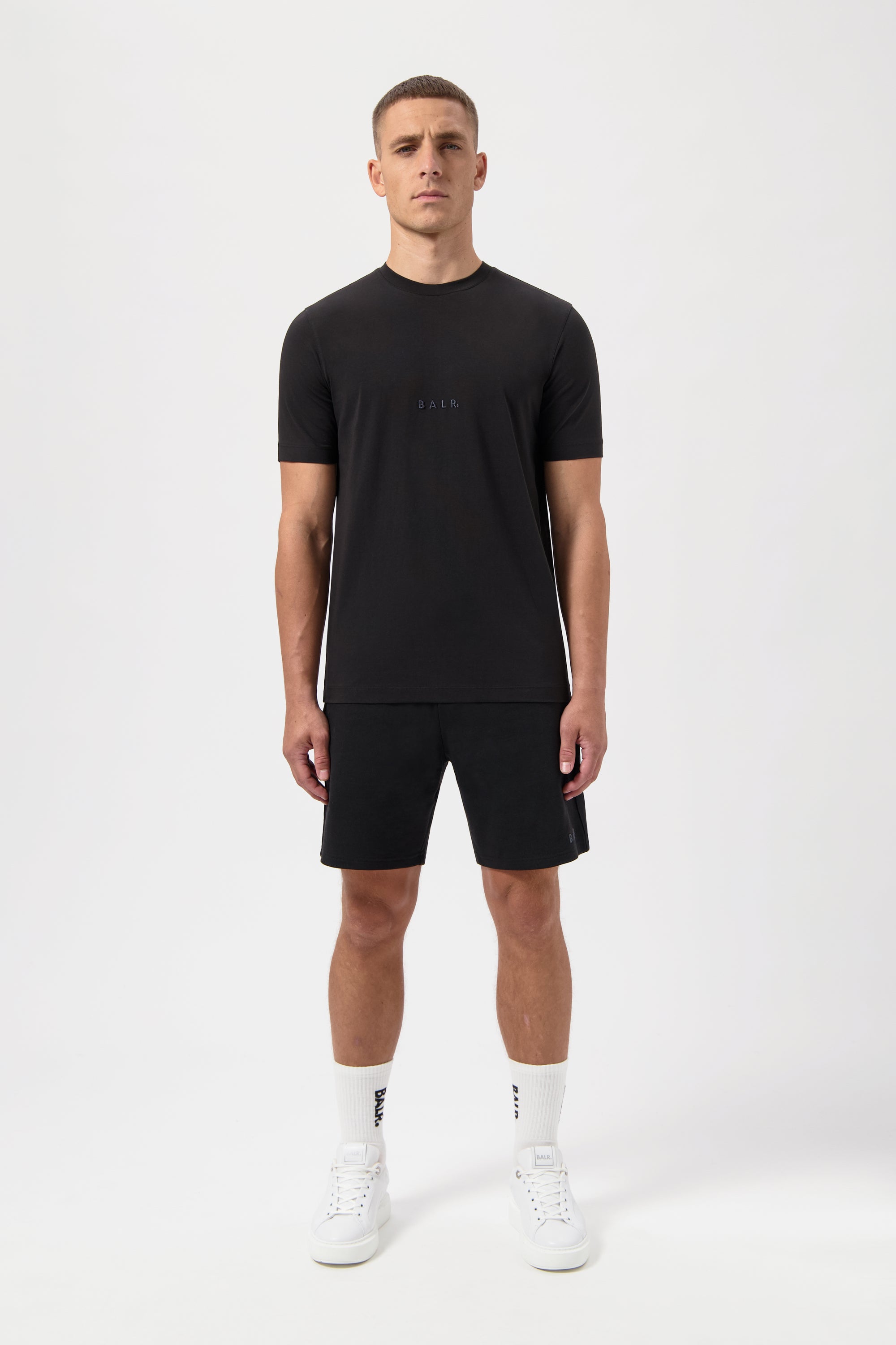 2SET PACK SLIM T-SHIRT-BLACK/BLACK