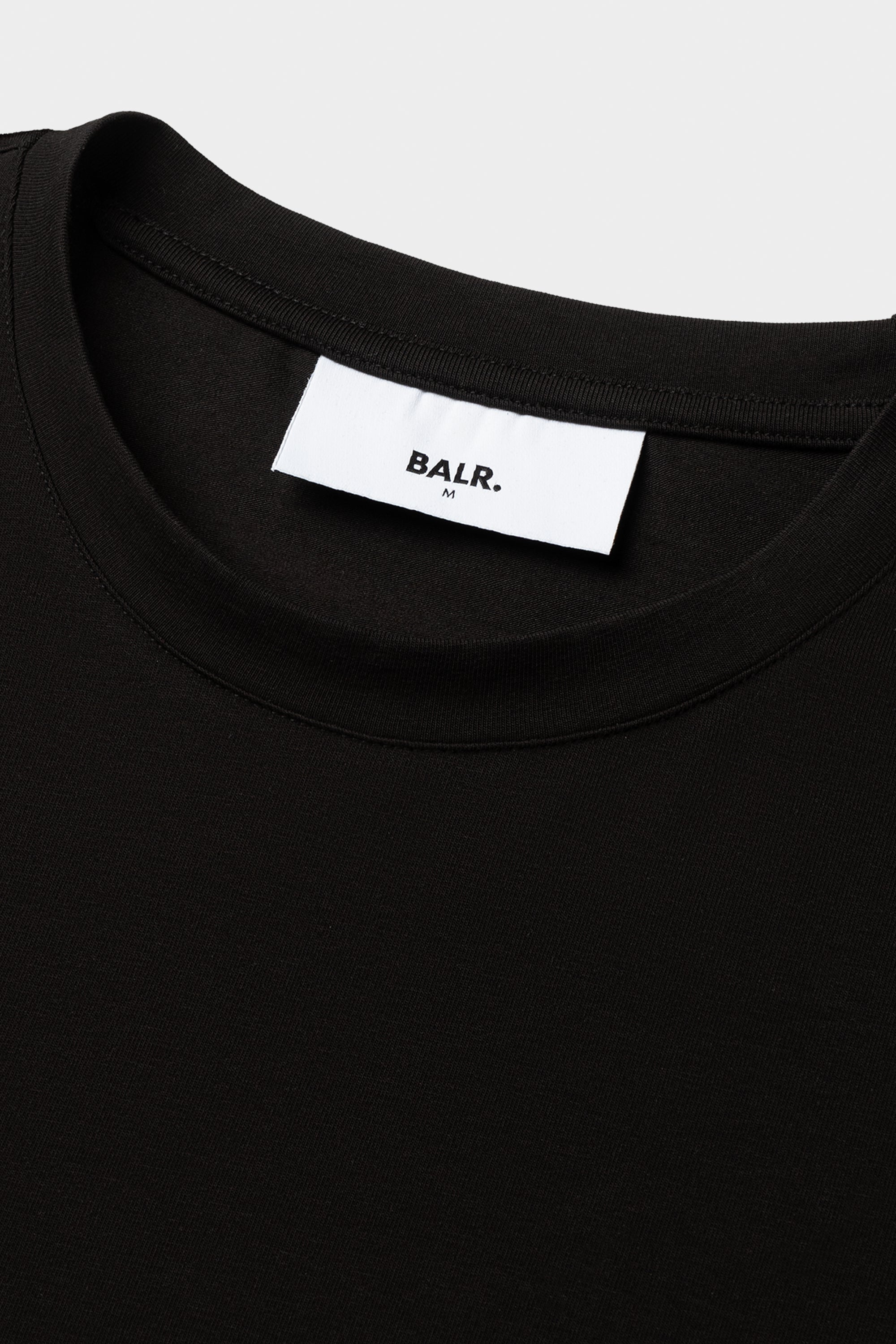 LOGO SLIM T-SHIRT-JET BLACK