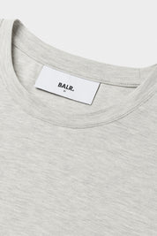 LOGO SLIM T-SHIRT-LT GREY MELANGE